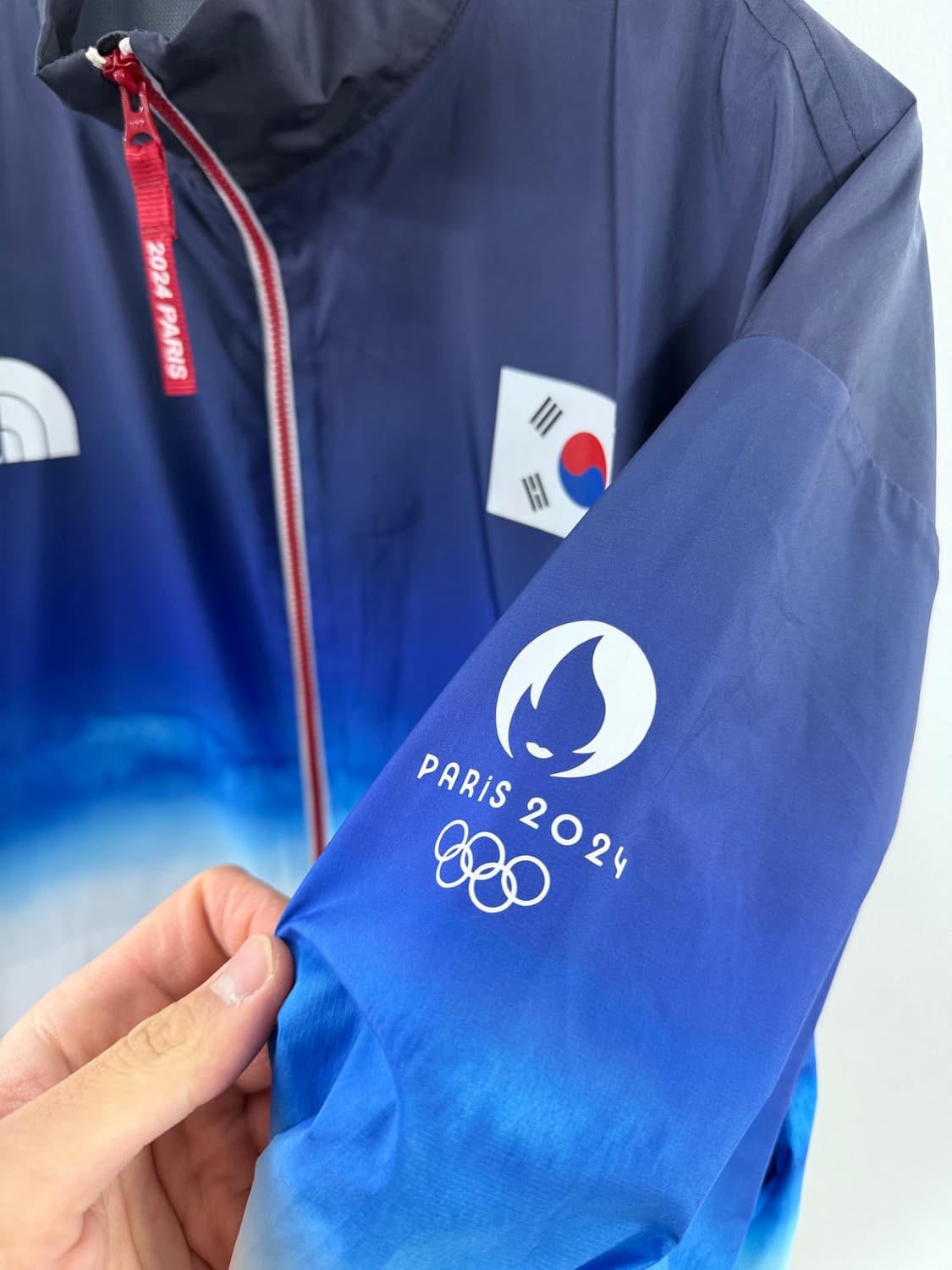 노스페이스 팀코리아 노스페이스바람막이 파리올림픽 노스페이스자켓 상품이미지3