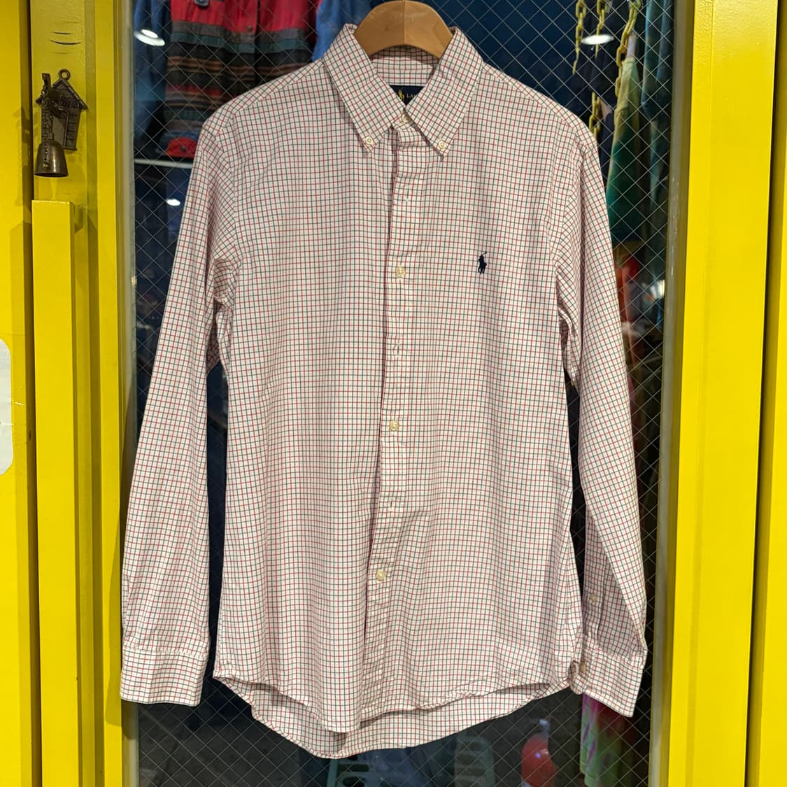 polo 폴로 커스텀핏 블루 레드 체크 셔츠 상품이미지5