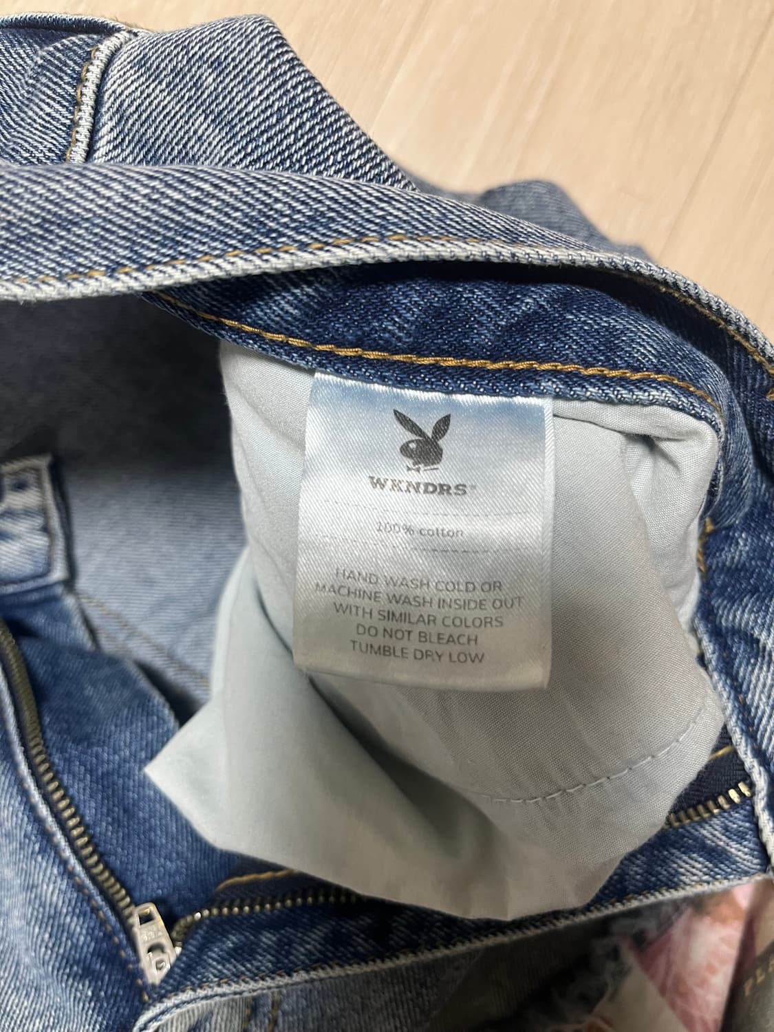 위캔더스 플레이보이 데님팬츠 상품이미지5