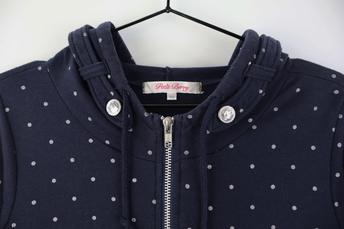 Petit Bateau Poly Dotted Zip Up Hoodies 상품이미지5