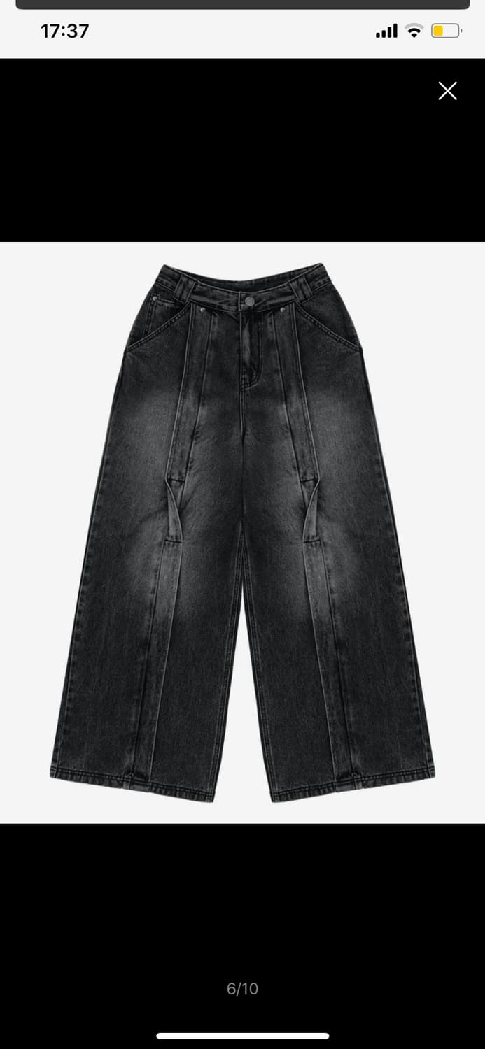 트리밍버드 twisted wide denim set-up 상품이미지8