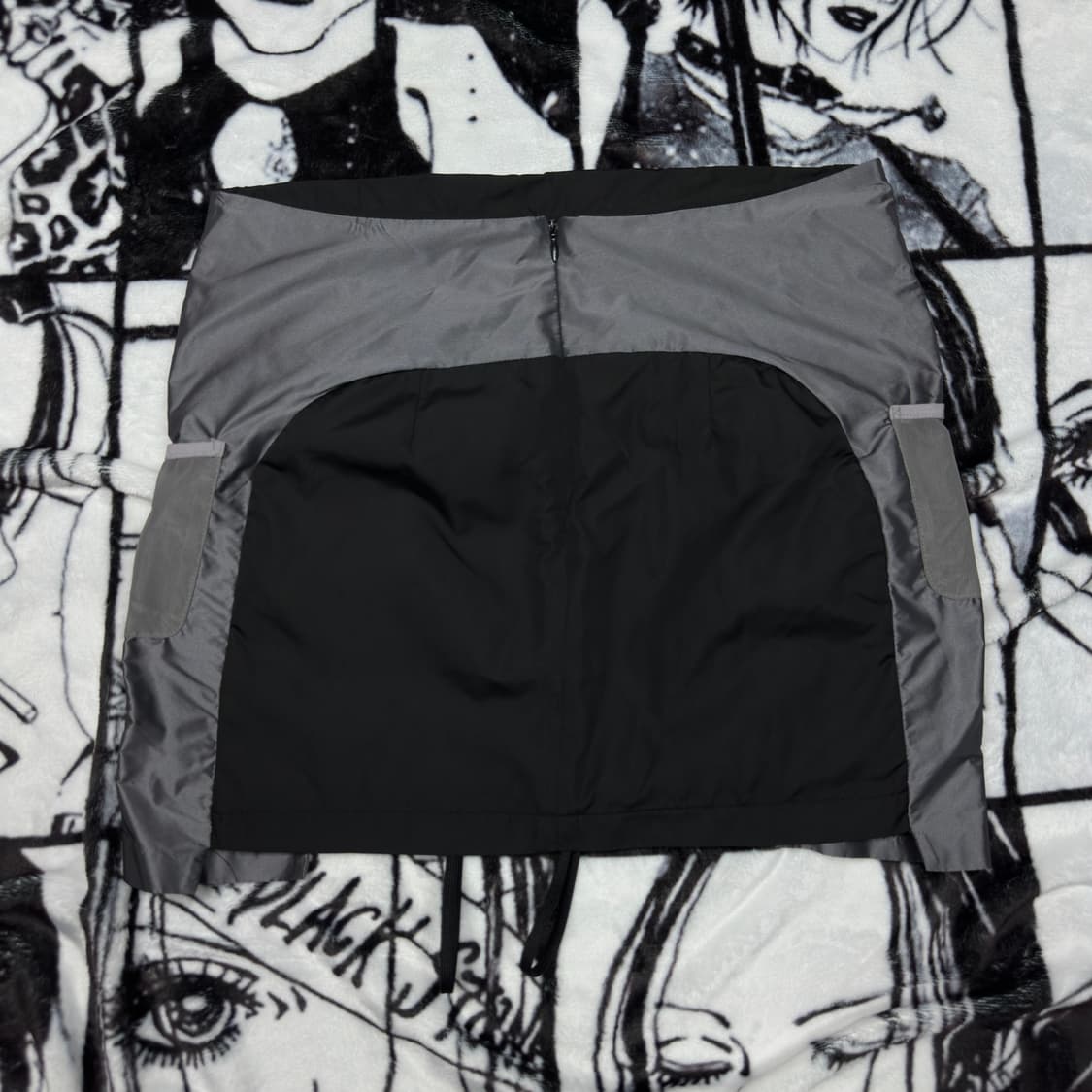 새상품)오호스 싸이메쉬 오버롤 스커트 상품이미지3