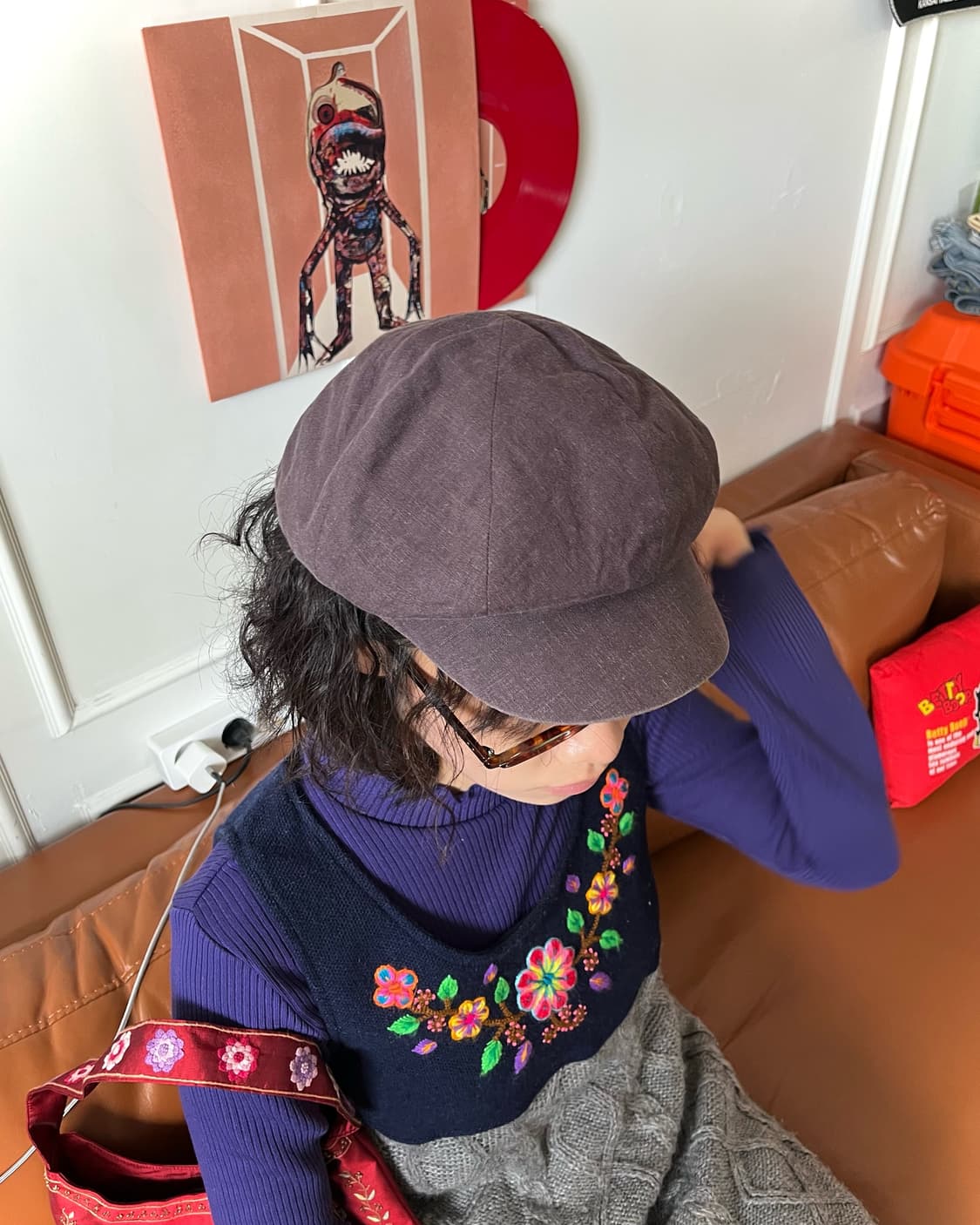 Chapeau d'O Japan Linen Newsboy Cap 상품이미지2