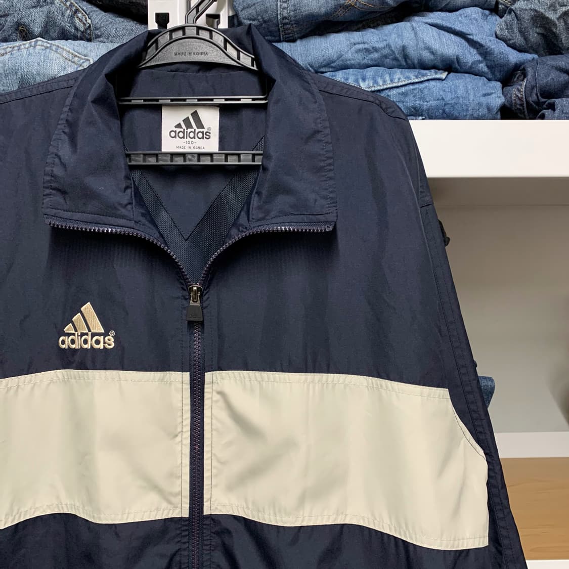 [XL] 아디다스 바람막이 LOGO BLOCK SUIT 상품이미지1
