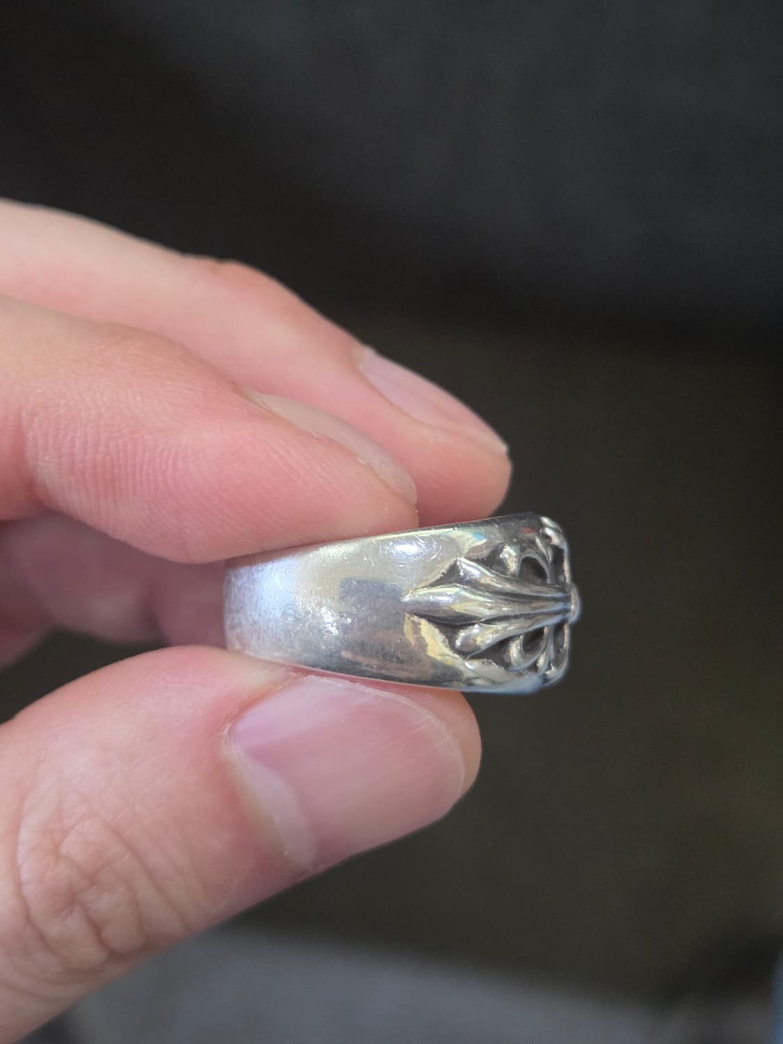 크롬하츠 플로랄 크로스 링 us10 ks21.5 상품이미지2