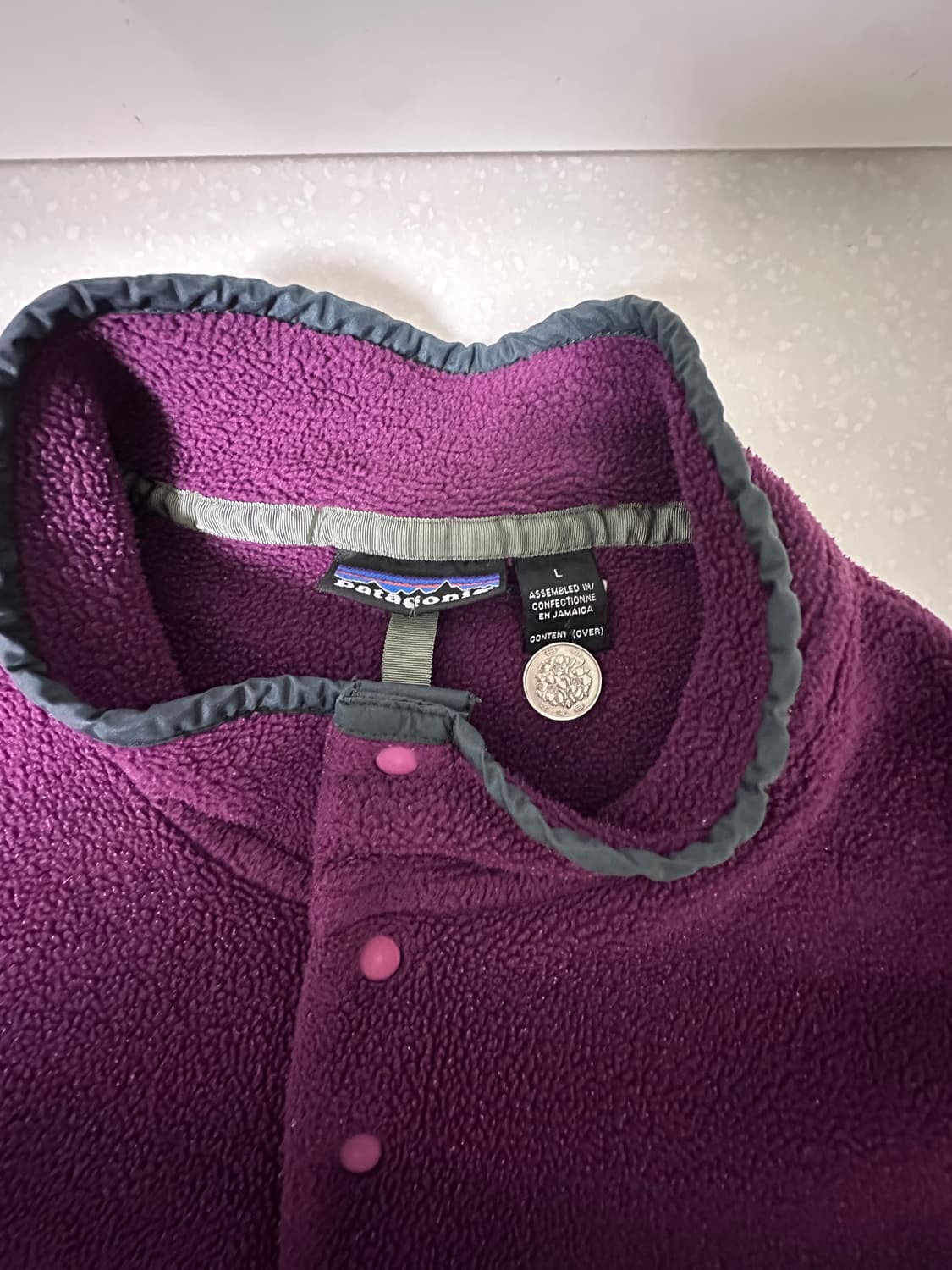 90s 파타고니아 신칠라 플럼 L사이즈 상품이미지2