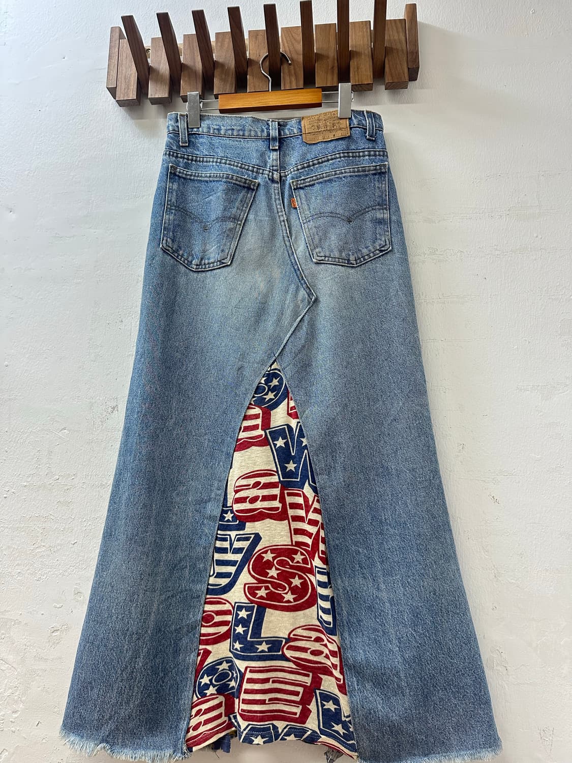 Levi’s 70-80s Denim 빈티지 오렌지탭 517 커스텀 스커트 상품이미지9
