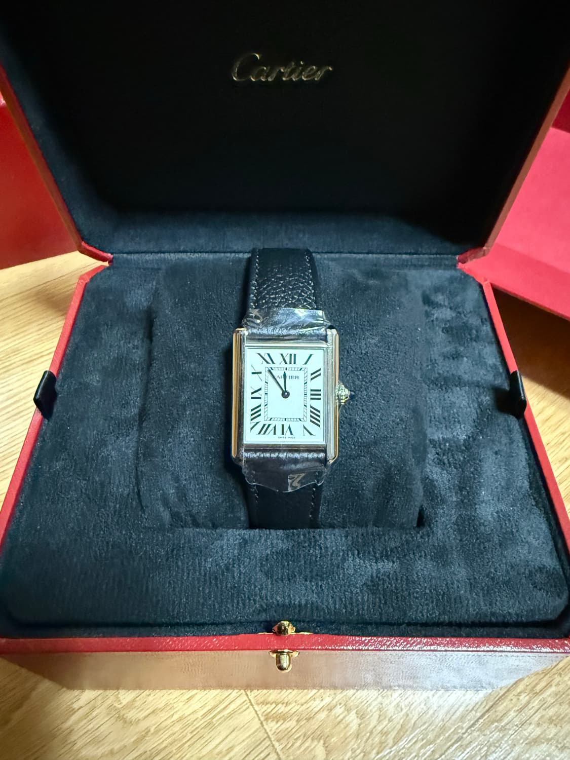 까르띠에 탱크 머스트 라지 쿼츠 새상품 상품이미지1