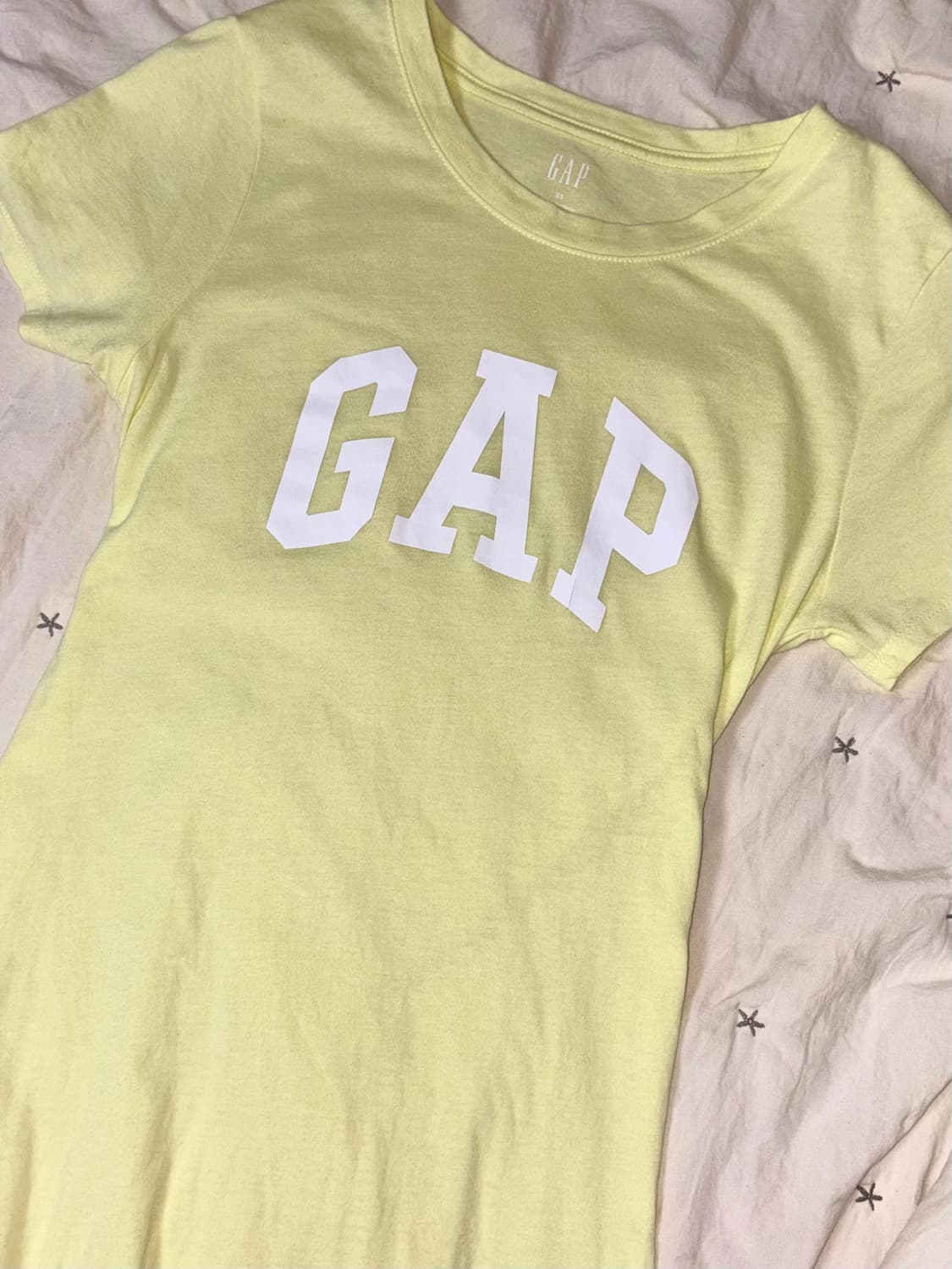핏 보장 🪽 갭 Gap 레몬코어 슬림핏 반팔 상품이미지1