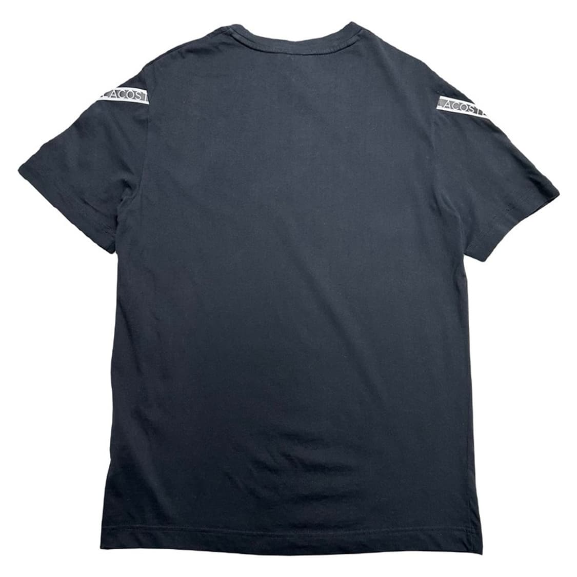 LACOSTE 블랙 로고 데이프 반팔 M 상품이미지9