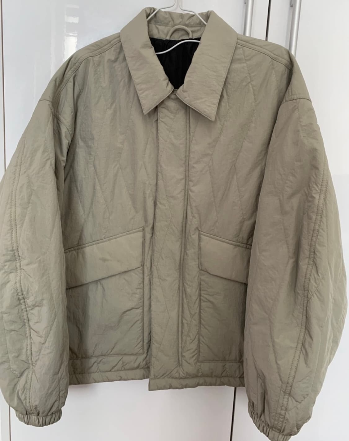 8세컨즈 베이지 퀄팅 자켓 상품이미지1