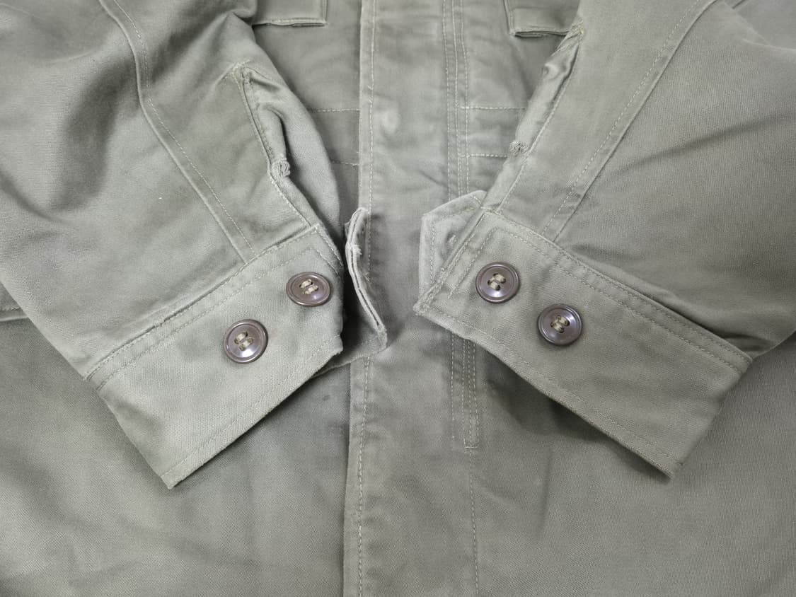 육군 구형 70년대 민무늬 야전상의 전투복 상의 자켓 (M) 상품이미지8