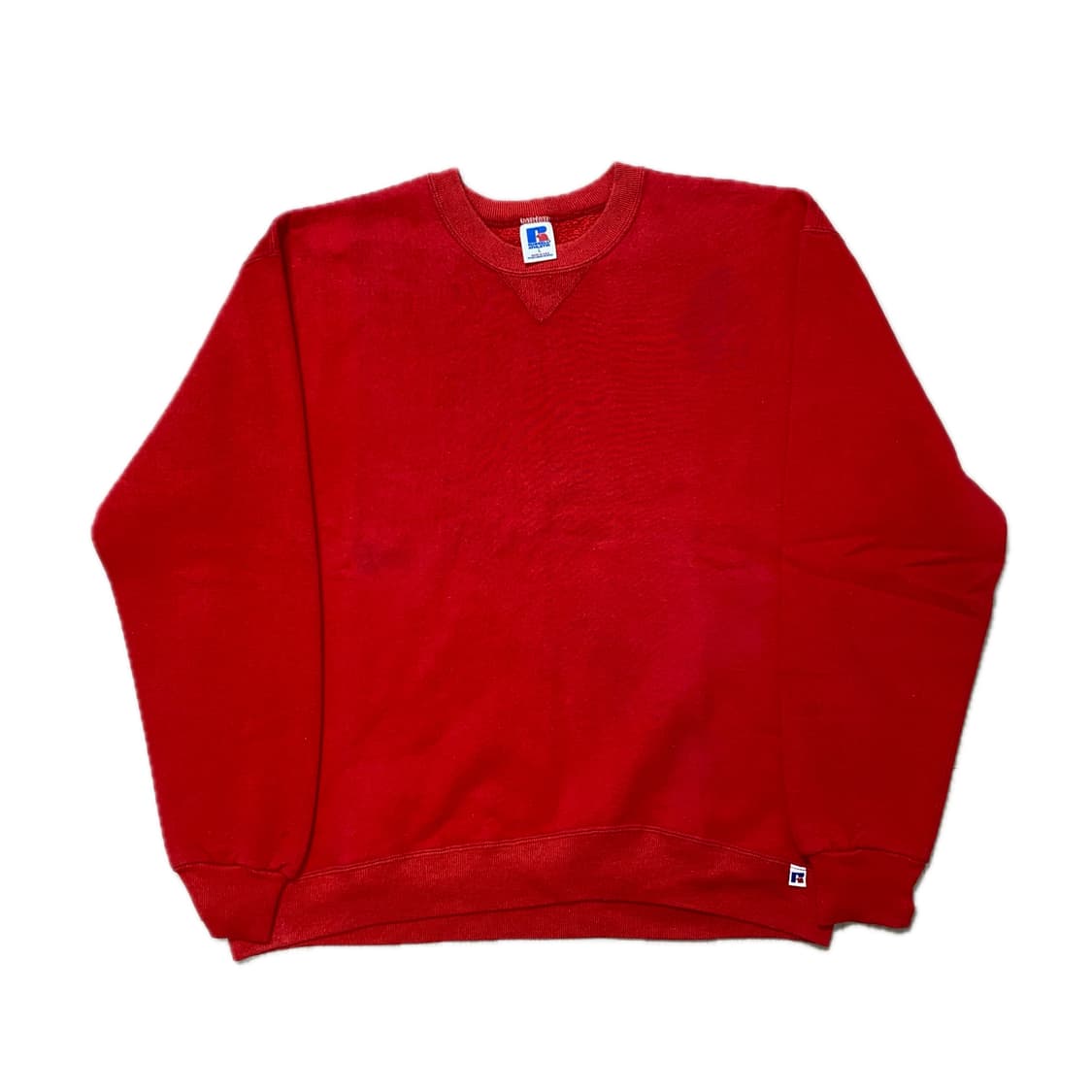 90년대 미제 러셀 에슬레틱 스웻셔츠 레드 상품이미지1