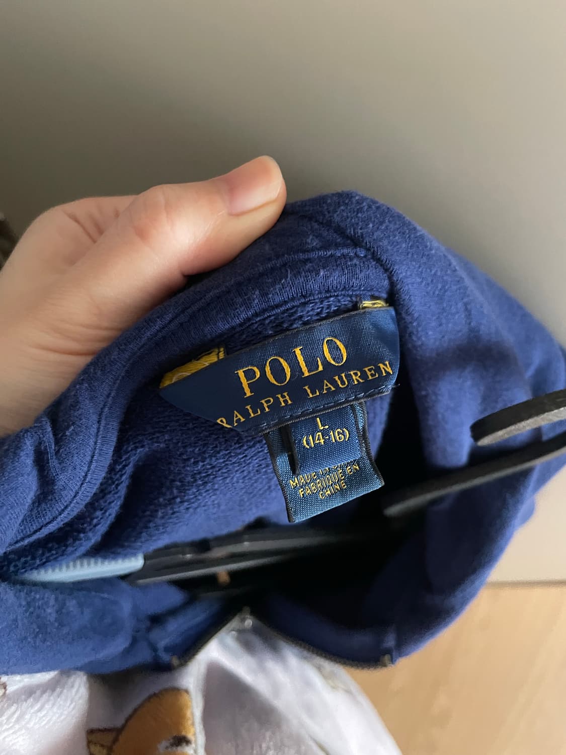 폴로 빅포니 후드집업 네이비 상품이미지3