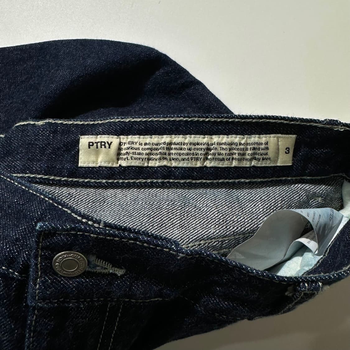 24ss 포터리 원워시 셀비지 컴포트 데님 팬츠 상품이미지6