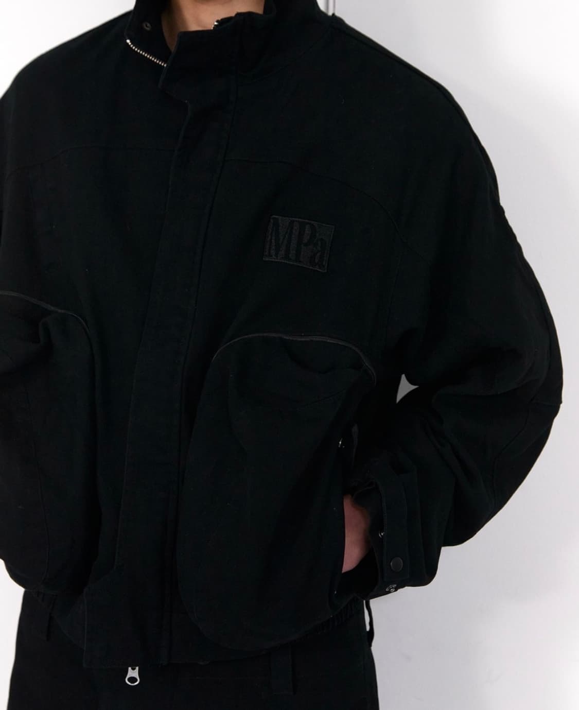 (M사이즈) DETACHABLE JACKET 재킷 블랙 상품이미지3