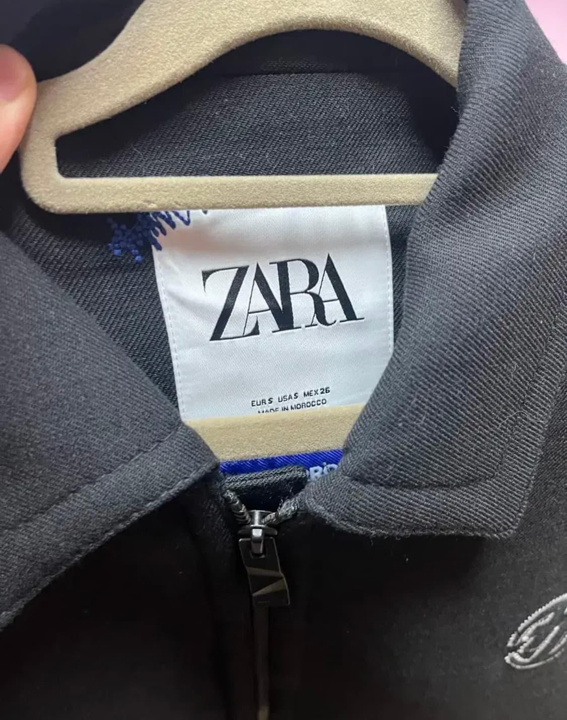 아더에러 자라 봄버 자켓 블랙 S 상품이미지3