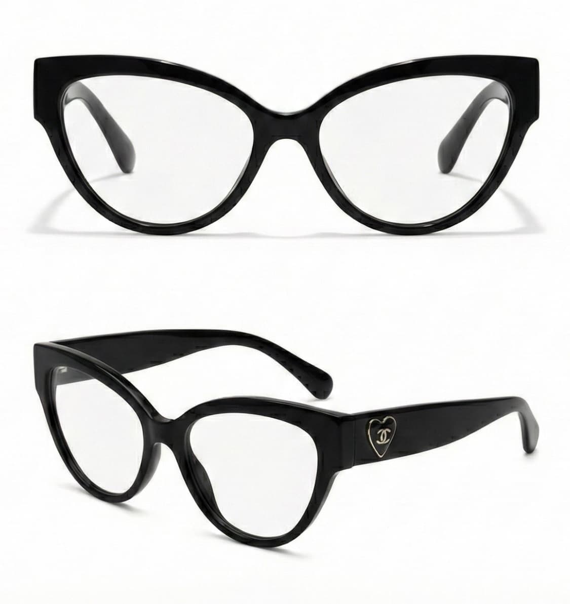 샤넬 하트 캣아이 안경 새상품 상품이미지2