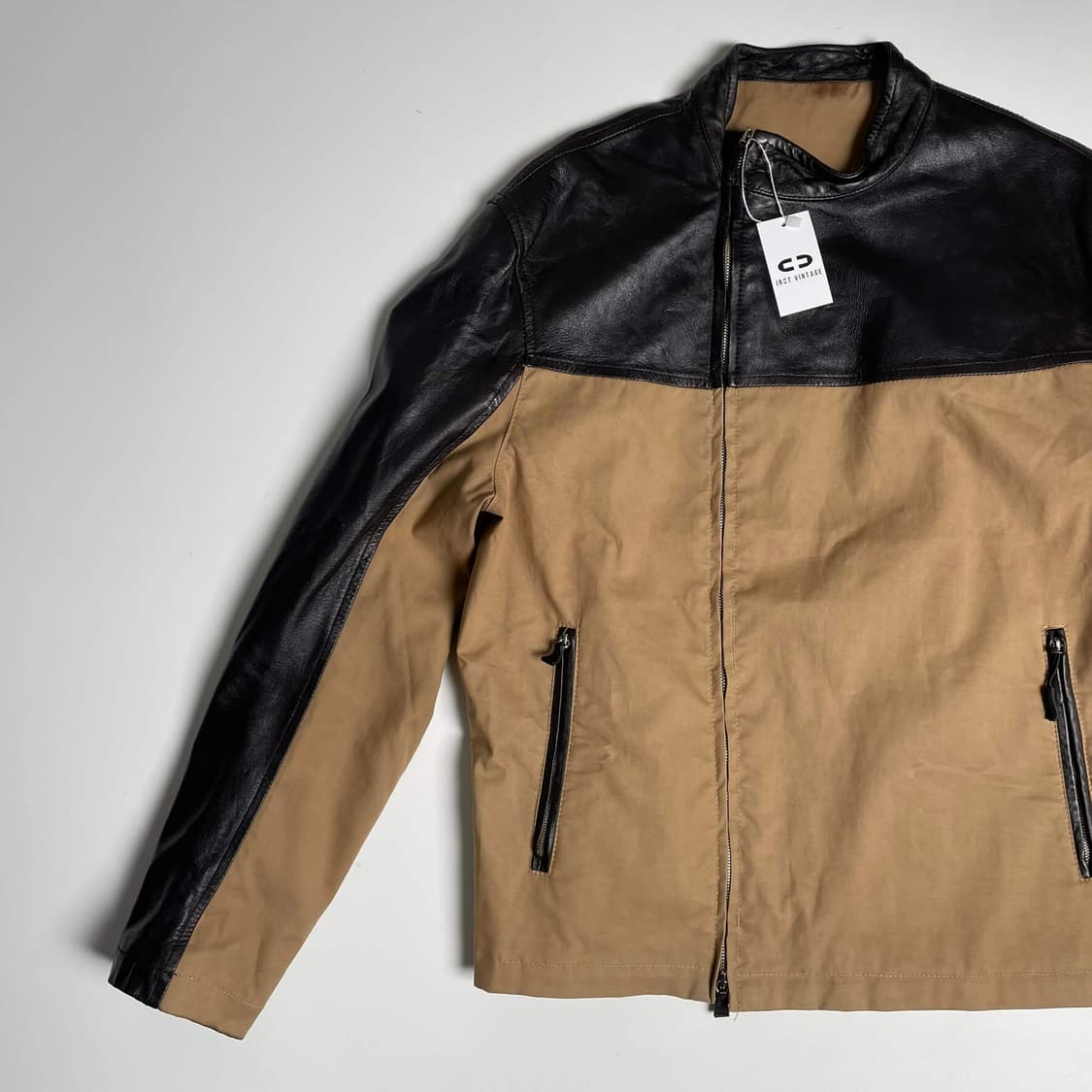 Dunhill 레더 코튼 2 파츠 자켓 (italy)   상품이미지3