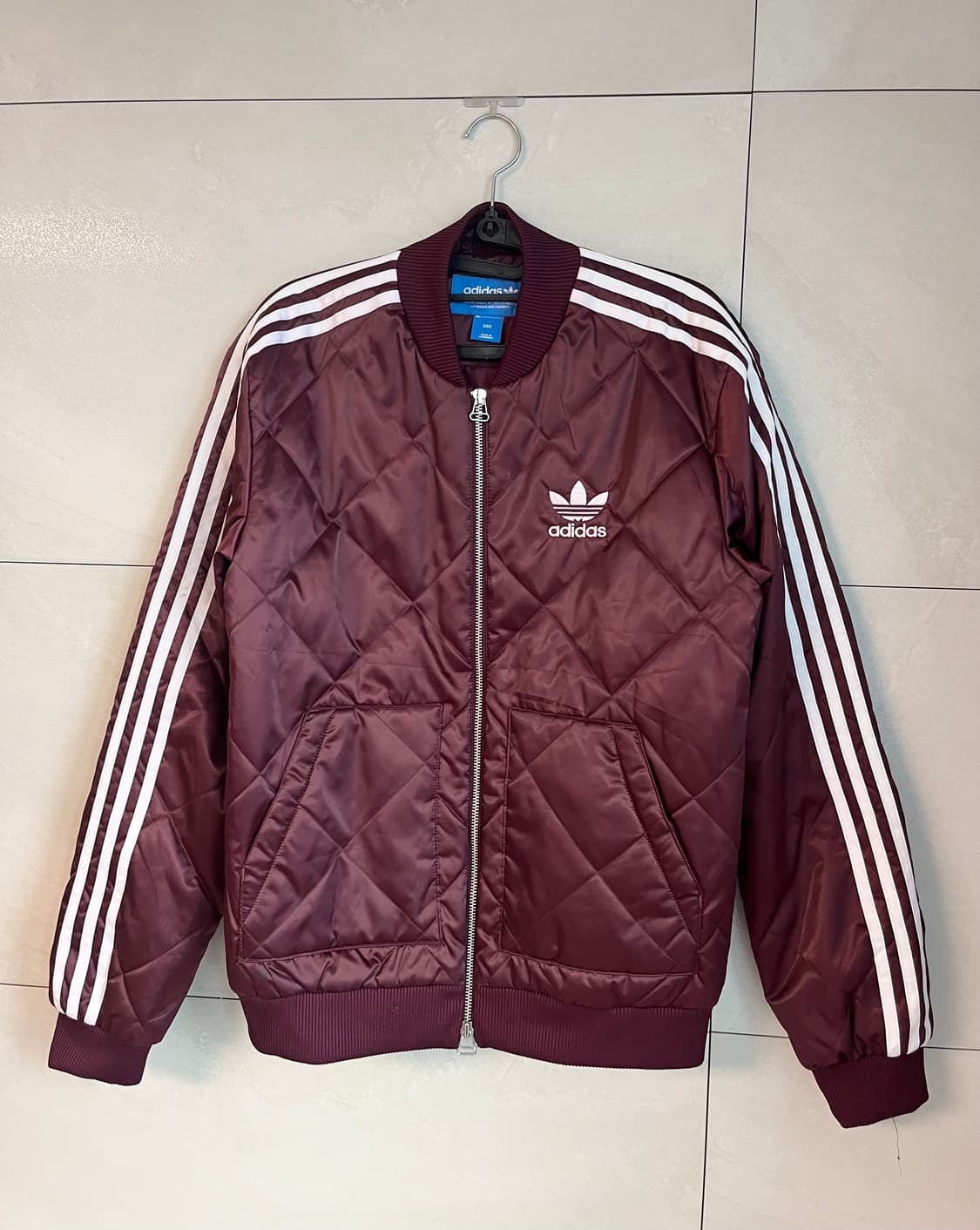 아디다스 파이어버드 퀄팅 자켓 버건디 (90)  상품이미지3