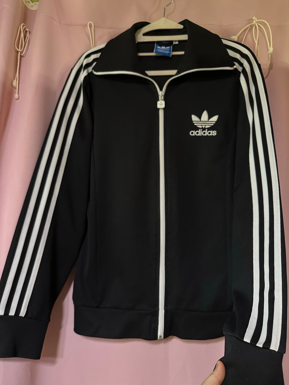 아디다스져지 아디다스 유로파 트랙탑 아디다스 블랙 파이어버드 불꽃 상품이미지1