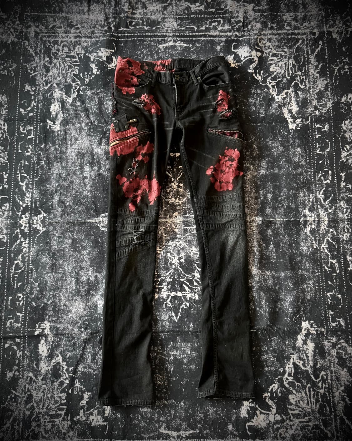 L.G.B Crash Processed Paint Denim 상품이미지1