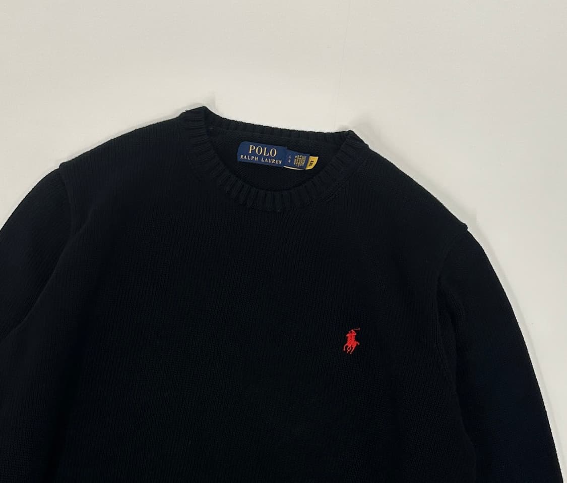 폴로 랄프로렌 라운드 니트 (큐알탭)  상품이미지3