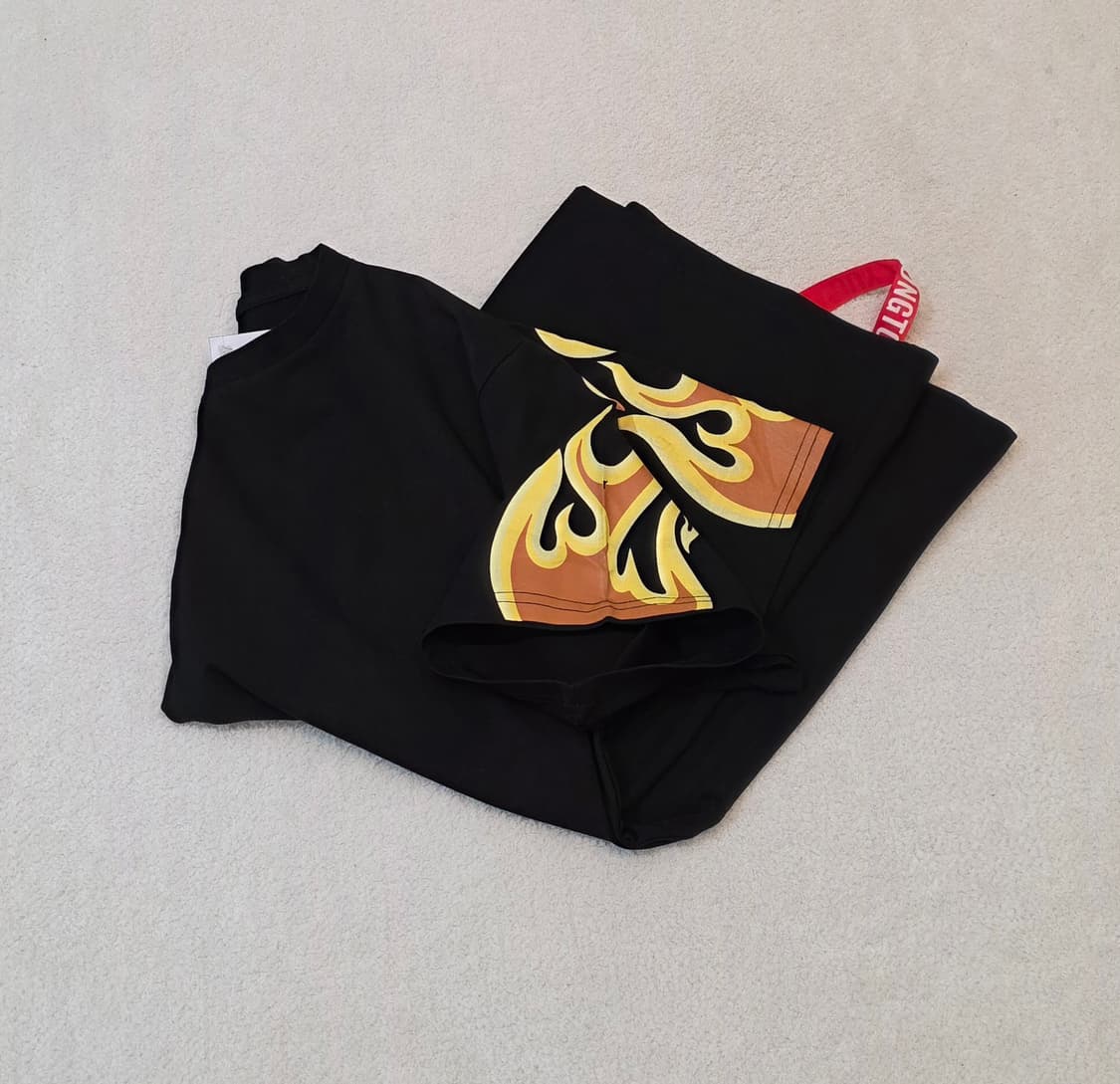 빈티지 일본어 레터링 반팔티 상품이미지3