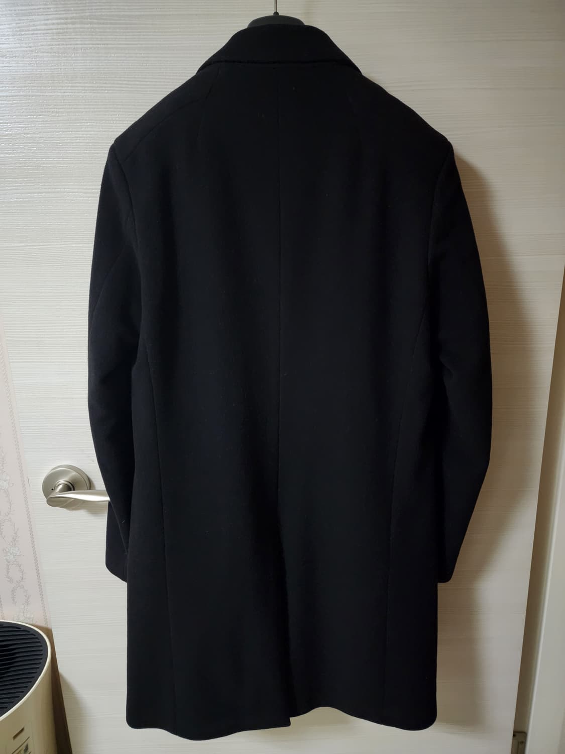 띠어리 히든버튼 블랙 싱글 코트 S(95) 상품이미지2