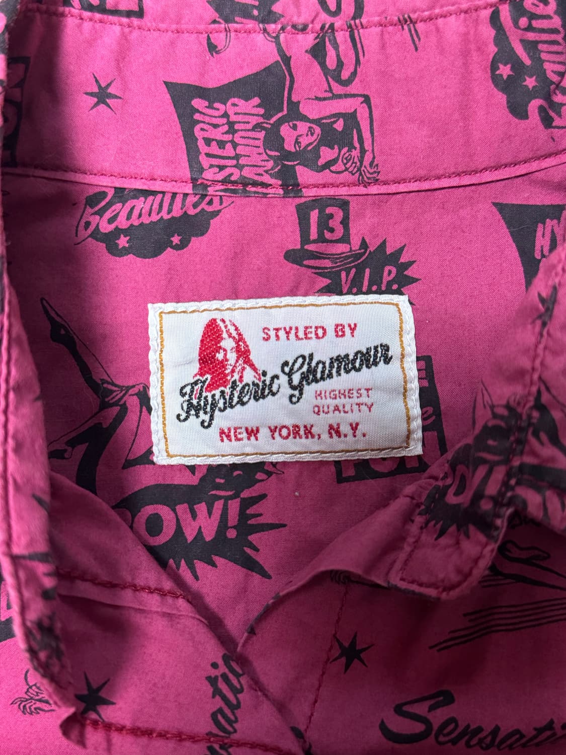 히스테릭 글래머 로고플레이 셔츠 상품이미지3