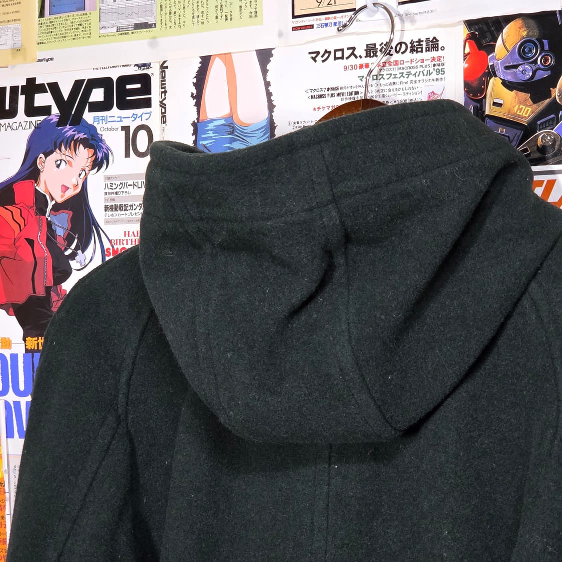 JPN 보이콧 다크 그린 더플 숏 코트 상품이미지6