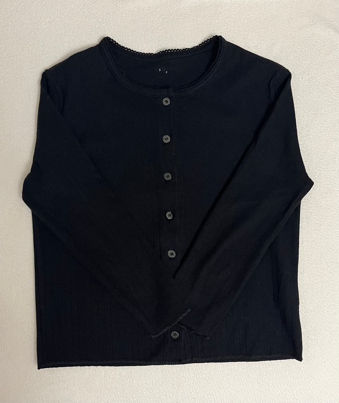 shop attends Archie Punching Cardigan 블랙 상품이미지3