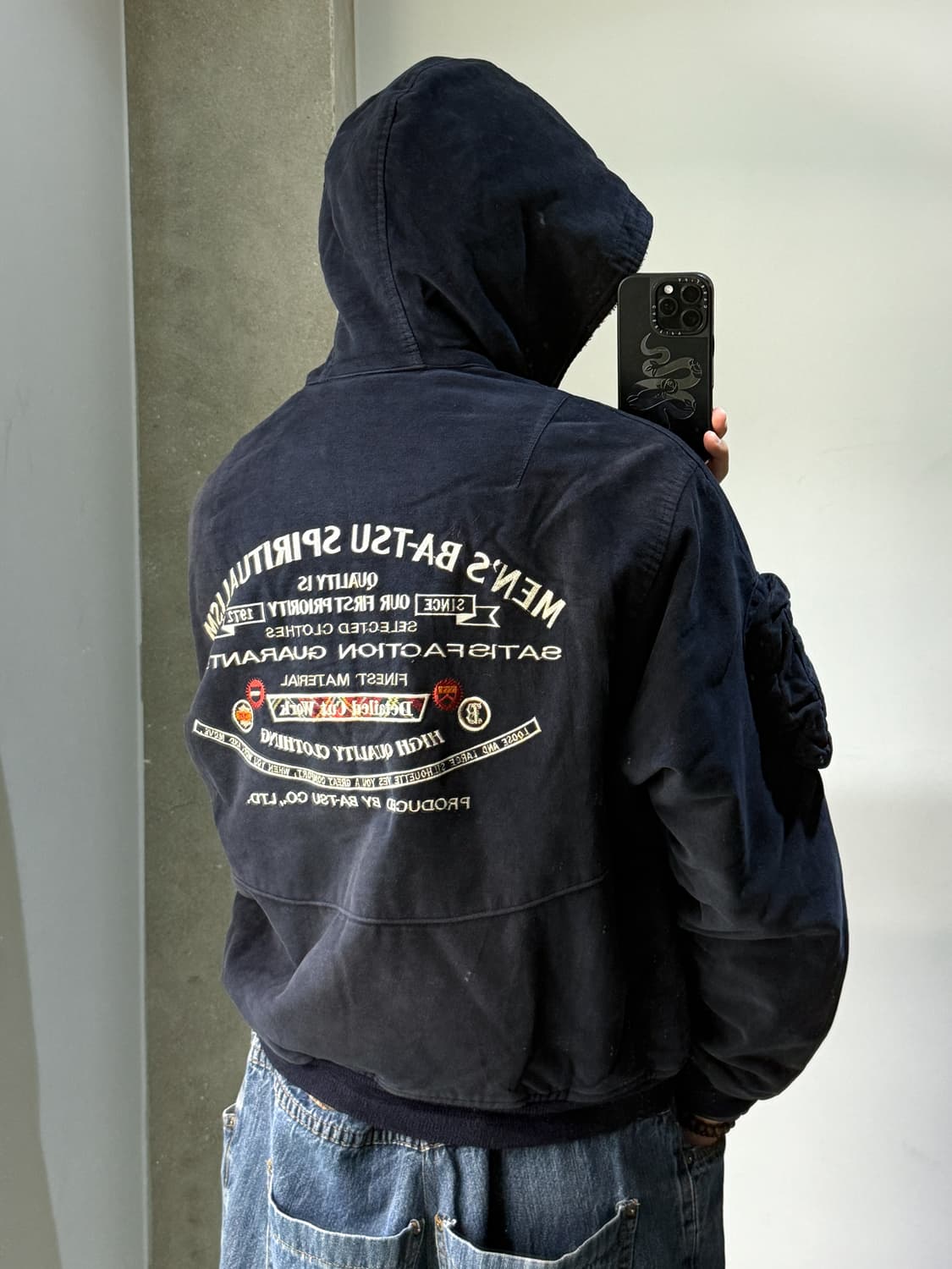 바츠 90‘s 몰스킨 플라이트 봄버 자켓 상품이미지3