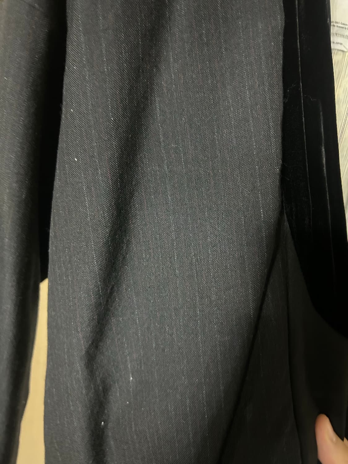 비즈빔 16AW 도테라 코트 초판 블랙 상품이미지2