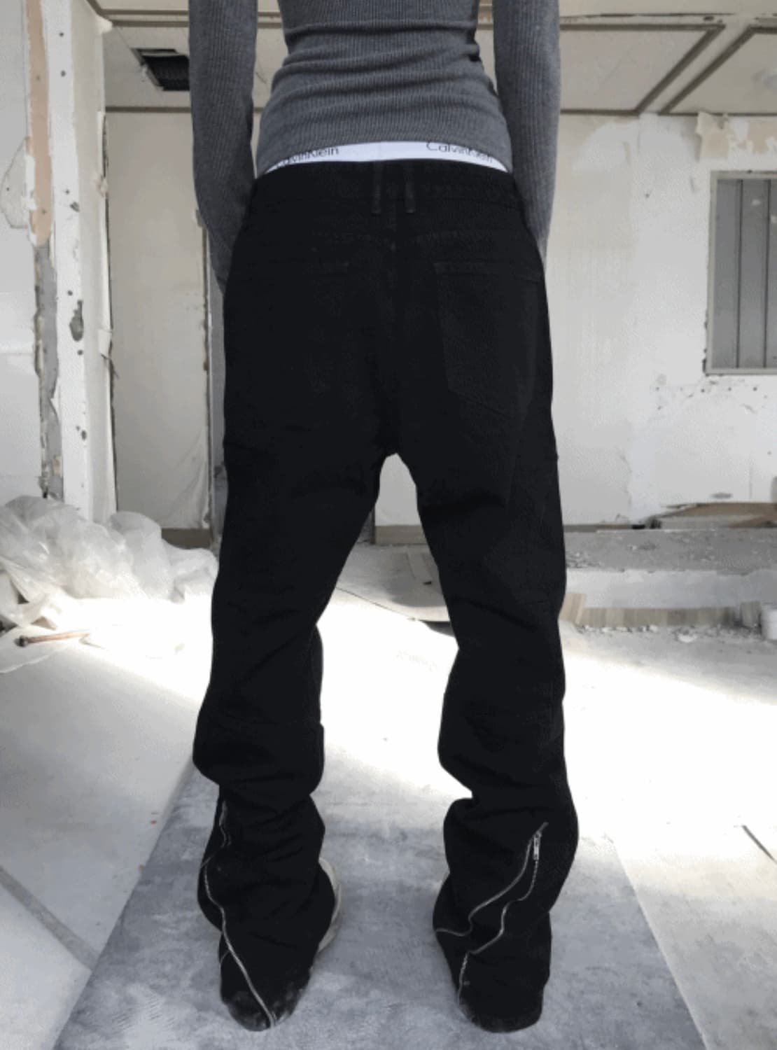 Kyoii  GRIND ZIP CARGO PT(BLACK) 상품이미지1