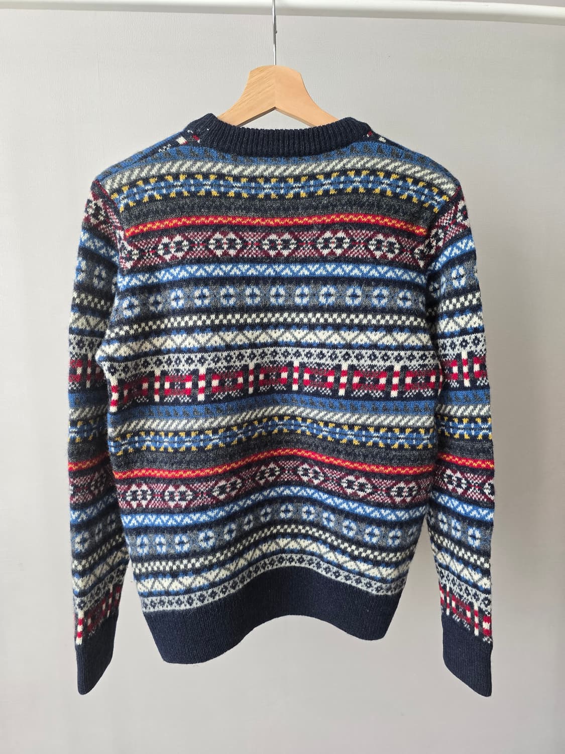 일본 아웃도어  grn 울 니트 상품이미지3