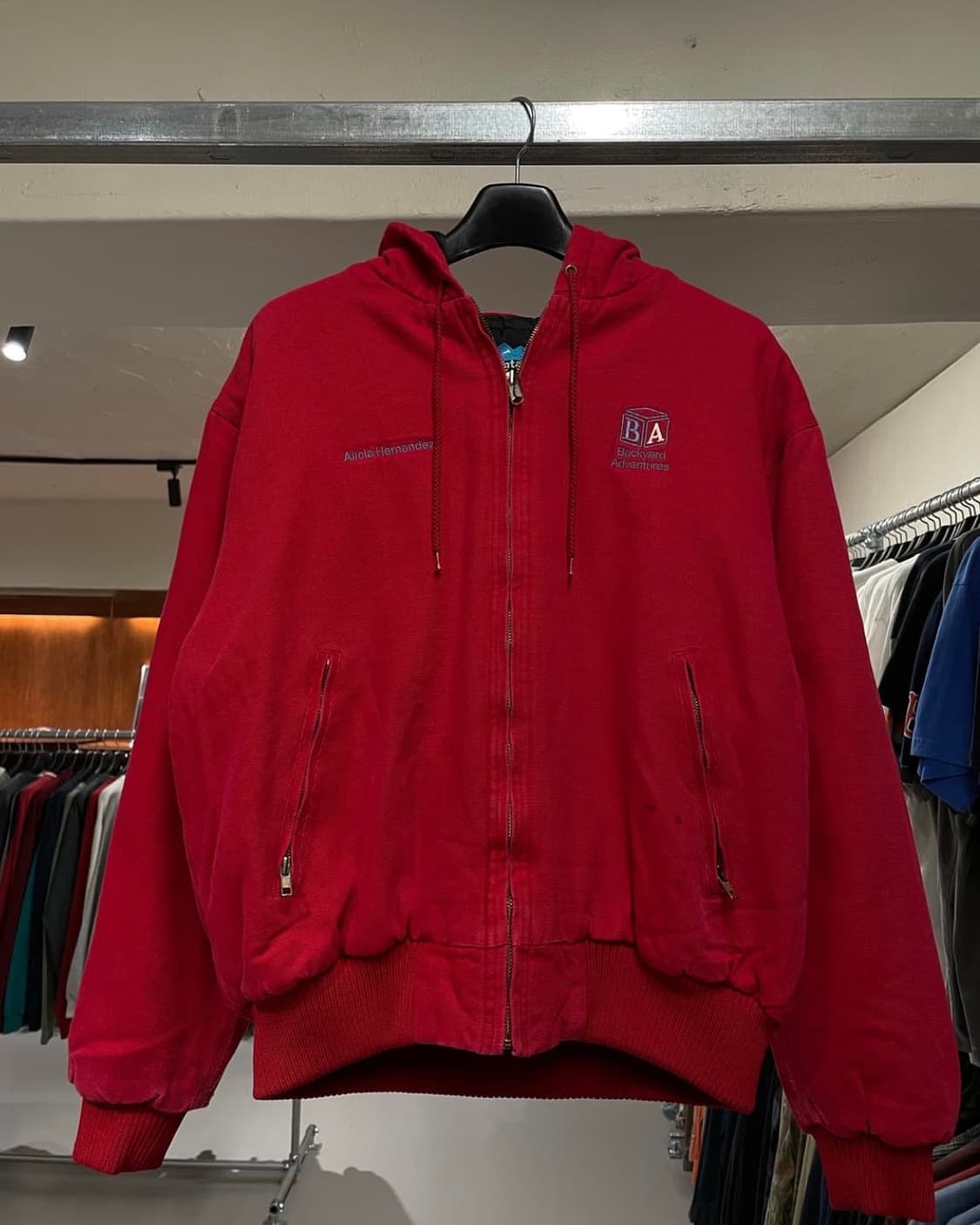 빈티지 엑티브 후드 워크 자켓 상품이미지3