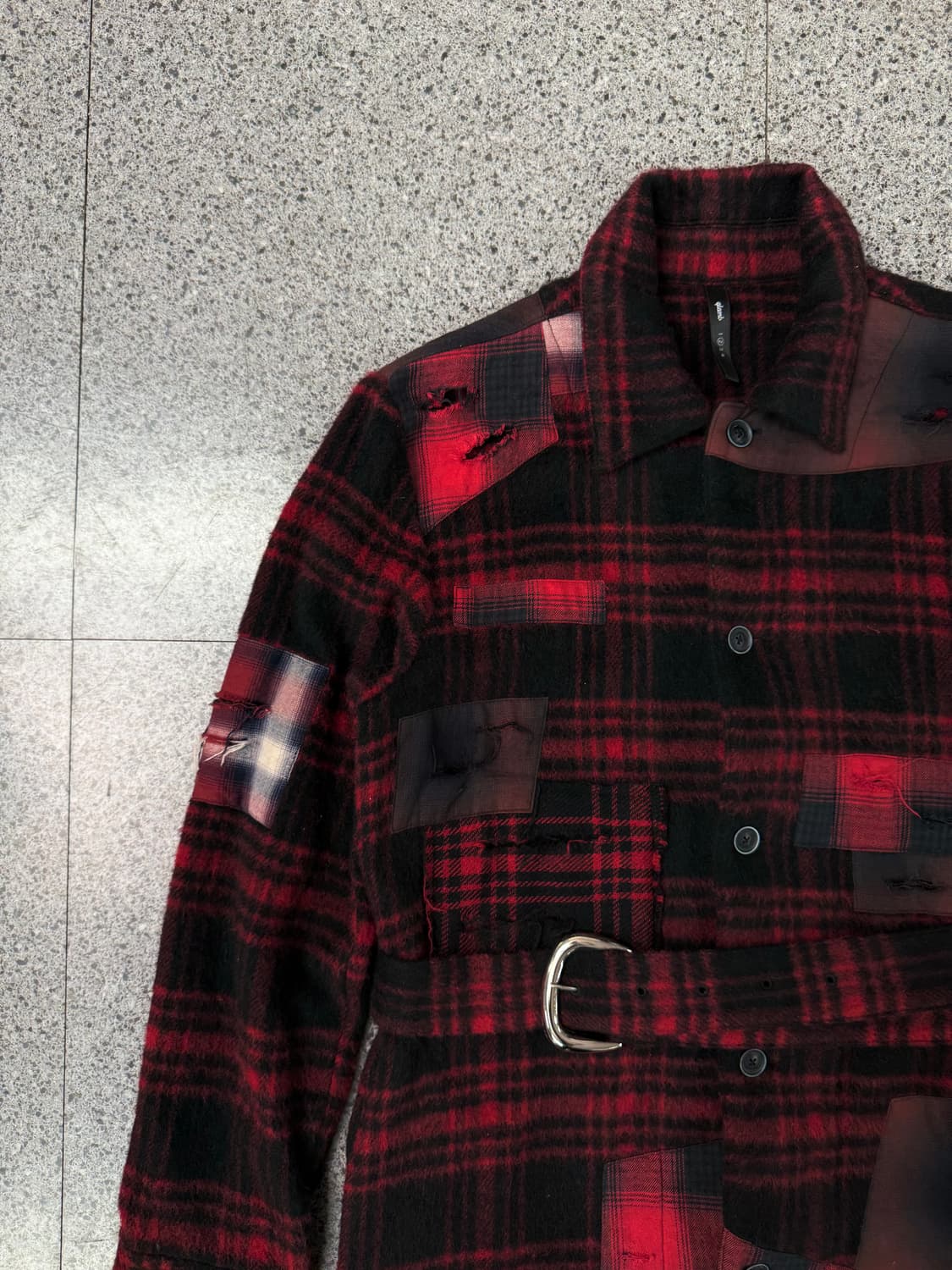 glamb punk belted half coat 상품이미지2