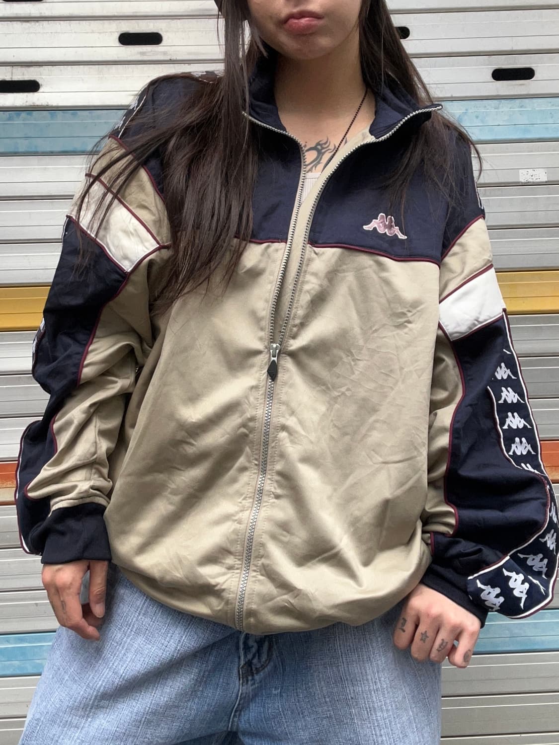 90s KAPPA 올드스쿨 져지 사이드라인 트랙탑 상품이미지3