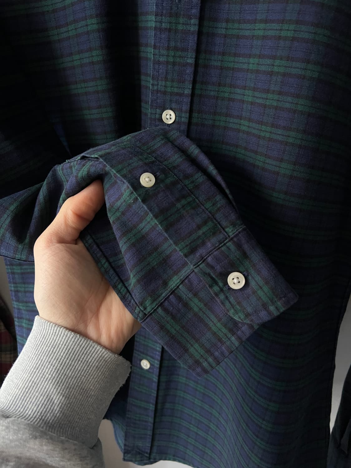 [S]폴로 랄프로렌 블랙와치 체크 옥스포드 셔츠 상품이미지5