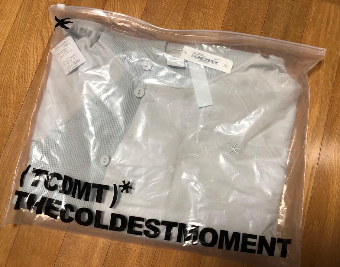 더콜디스트모먼트 한로로 버튼 와플 후드집업 자켓 상품이미지2