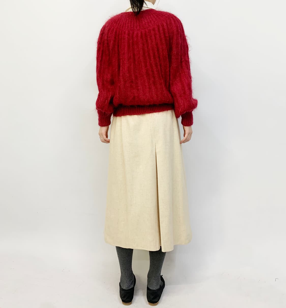  90's GEORGES MEMMI PARIS 모헤어 니트 가디건 상품이미지4