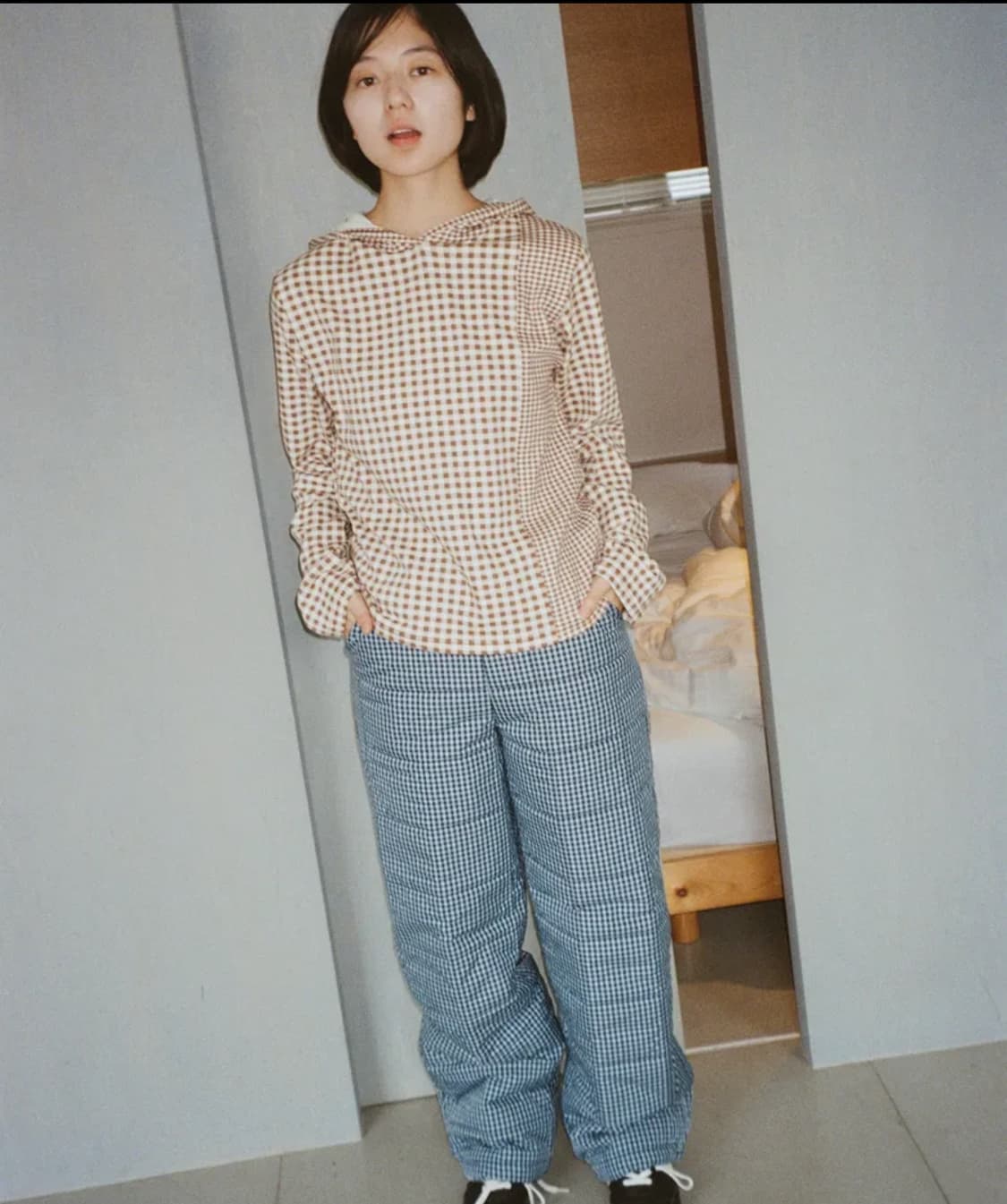 페스토 패딩 팬츠 블루 상품이미지1