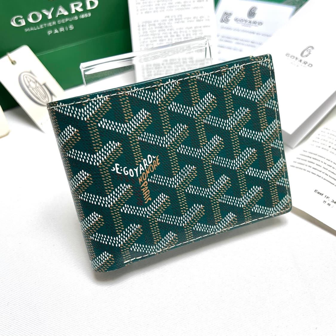 고야드 스페셜 그린 빅투와르 반지갑 상품이미지2