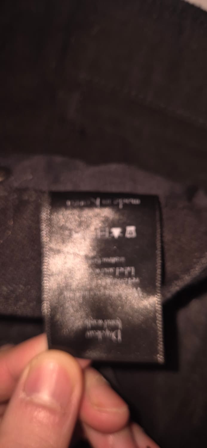 에모스탠스클럽 코티드 배기 카펜터 진 1size (black) 상품이미지6