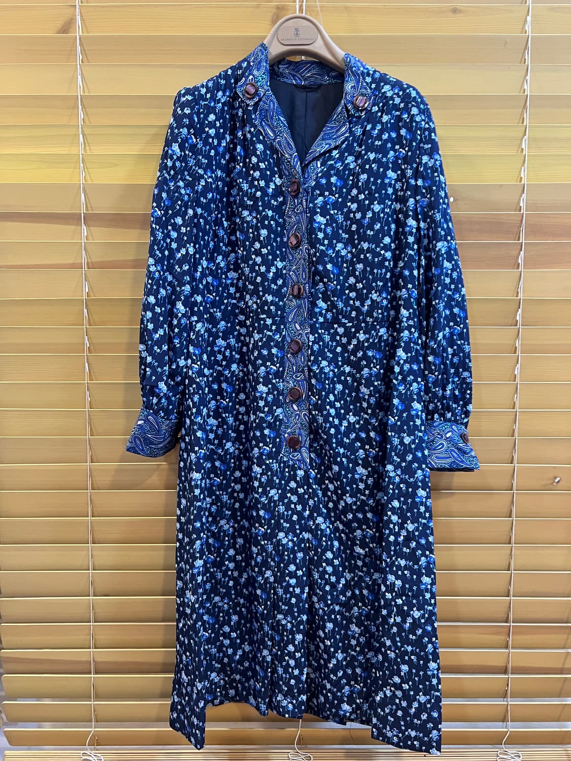 일본수입 여성 네이비 플라워원피스 상품이미지2