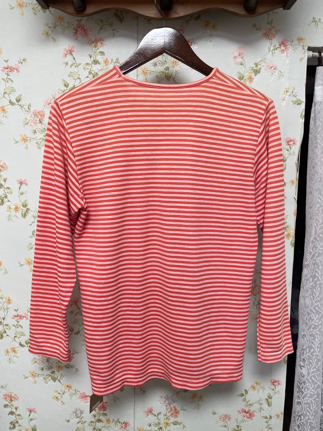 다홍색 스트라이프티 상품이미지2