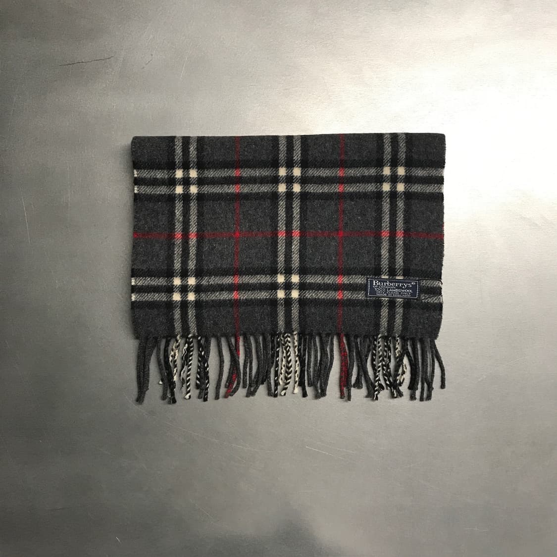 버버리 정품 램스울 머플러 차콜 상품이미지2
