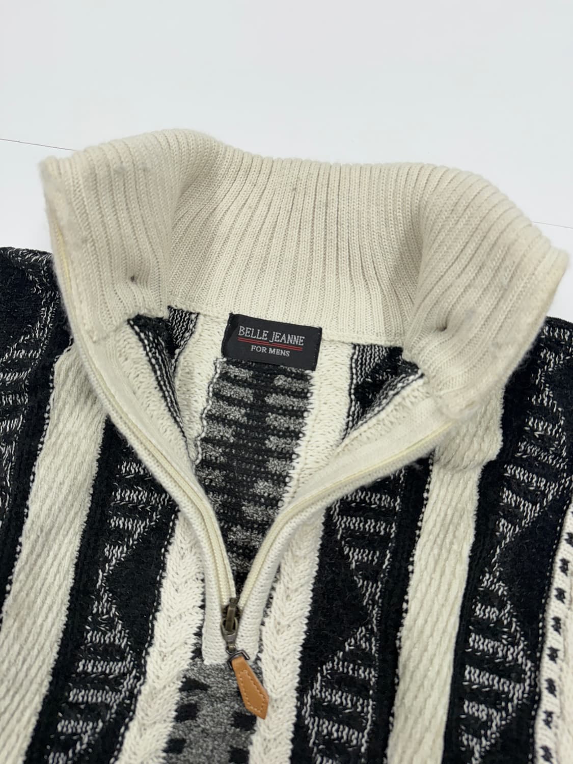 빈티지 노르딕 하프집업 니트 상품이미지4