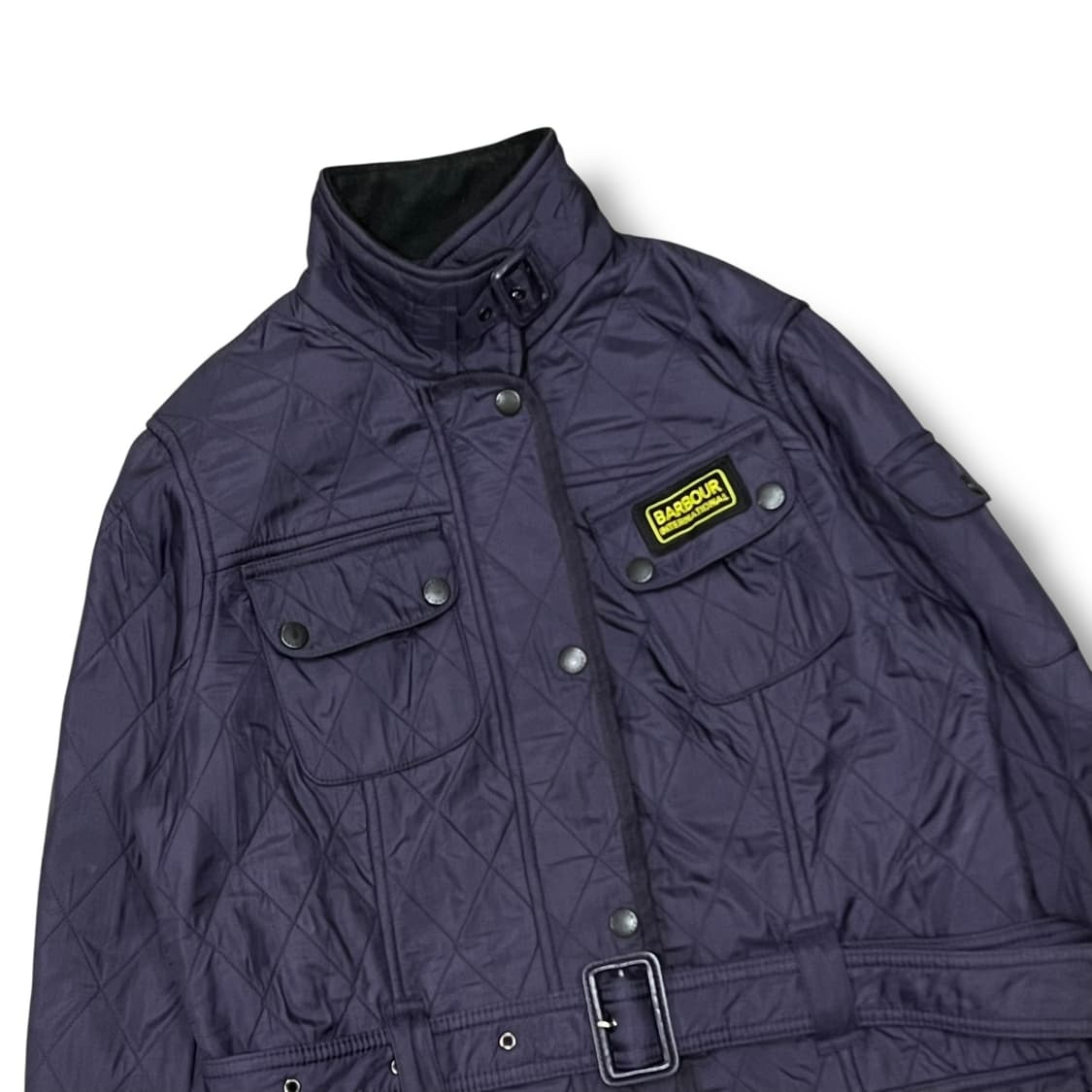 바버 퀄팅 벨티드 자켓 s08720 상품이미지4